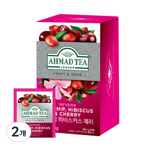 아마드티 로즈힙 히비스커스 체리 티