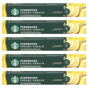 스타벅스 네스프레소 크리미 바닐라향 캡슐커피, 5.1g, 10개입, 5개