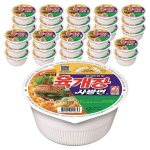 육개장 사발면 86g, 30개
