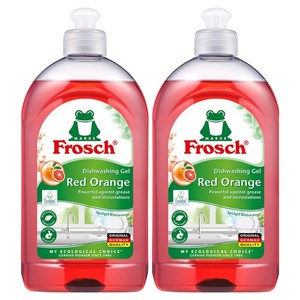 프로쉬 레드오렌지 주방세제, 500ml, 2개