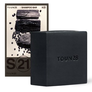 톤28 S21 샴푸바 참숯, 100g, 1개