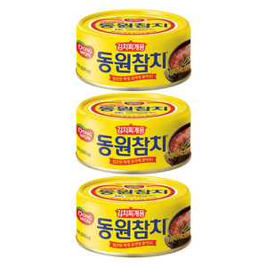 동원참치 김치찌개용, 150g, 3개