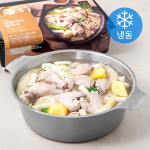 프레시지 더큰 닭 한마리 칼국수 밀키트 3인분 (냉동), 1.56kg, 1개