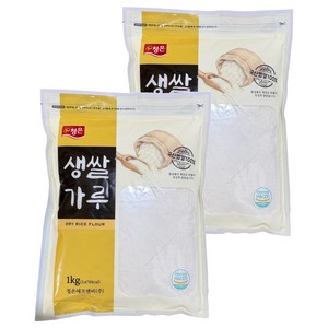 청은에프엔비 국산 생쌀가루, 1kg, 2개