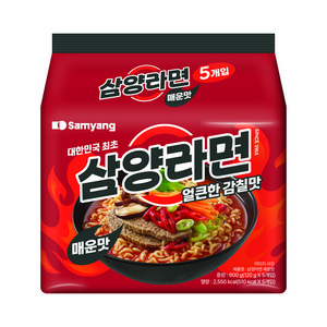 삼양라면 매운맛 120g, 5개, (5개입 X 상세페이지 참조 X 상세페이지 참조)
