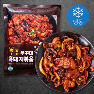 우주쭈꾸미 흑돼지 볶음 (냉동), 500g, 1개