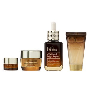 에스티로더 어드밴스드 나이트 리페어 싱크로나이즈드 멀티 리커버리 콤플렉스 세럼 50ml + 클렌징 폼 30ml + 아이 젤 크림 5ml + 수프림 단단크림 15ml 세트