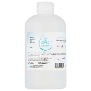 조이수 초순수 3차 살균 정제수, 1개, 500ml