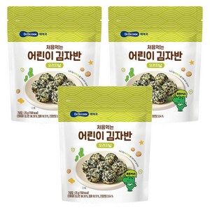 베베쿡 처음 먹는 어린이 김자반, 오리지널, 25g, 3개