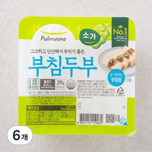 풀무원 소가 부침두부, 290g, 6개