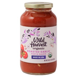 와일드하베스트 유기농 로스티드 갈릭 파스타 소스, 680g, 1개