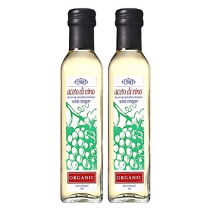멩가졸리 유기농 화이트 와인 식초, 250ml, 2개