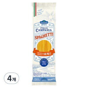 폰타나 이탈리아 캄파니아 스파게티, 500g, 4개
