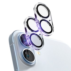 구스페리 빛번짐 차단 블랙써클 카메라 강화유리 2매