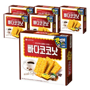 롯데웰푸드 빠다코코낫 오리지날, 300g, 6개