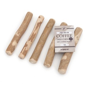 도그아이 우드스틱 커피트리 츄 강아지 장난감, 혼합색상, XS, 5개