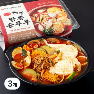 MYCHEF 이비가 짬뽕 순두부 밀키트 2인분, 1.025kg, 3개