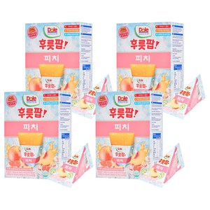 돌 후룻팝 피치 8p, 496ml, 4개