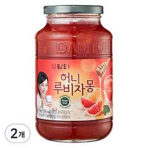 담터 허니 루비자몽, 1kg, 2개