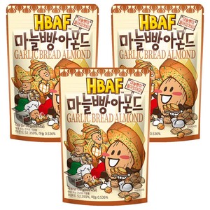 바프 마늘빵 아몬드, 120g, 3개
