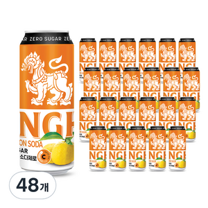 싱하 유자레몬소다제로, 330ml, 48개