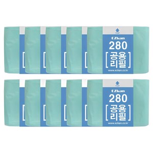이지캔 매직 공용 리필 280 쓰레기봉투, 27L, 10개