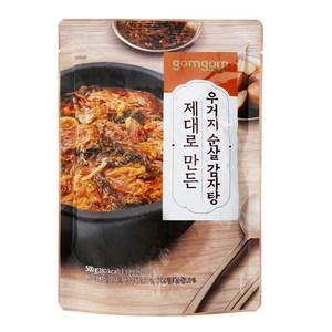 곰곰 제대로 만든 우거지 순살 감자탕, 500g, 1개