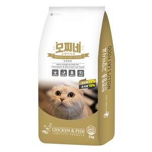 모찌네 전연령용 고양이 건식사료, 닭, 5kg, 1개