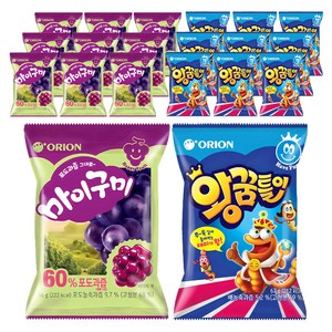 오리온 왕꿈틀이 67g 10p + 마이구미 66g 10p