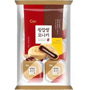 청우식품 왕찹쌀 모나카 8p, 240g, 1개