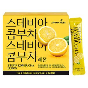 아로마빌 스테비아 콤부차 레몬, 5g, 30개입, 1개
