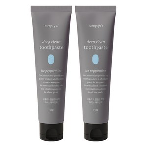 심플리오 딥클린 치약, 130g, 2개
