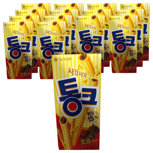 오리온 통크 초코, 45g, 15개