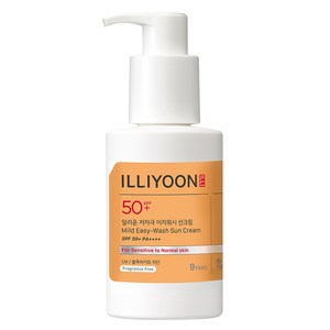 일리윤 저자극 이지워시 선크림 SPF50+ PA++++