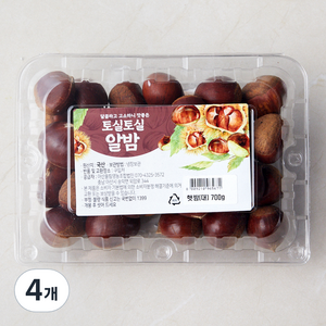 아산율림 햇밤 대, 700g, 4개