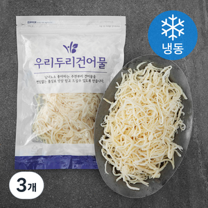 우리두리건어물_HACCP_부드러운진미채, 500g, 3개