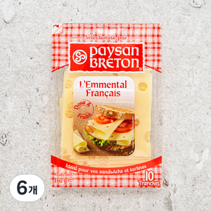 페이장브르통 에멘탈슬라이스 치즈 10매입