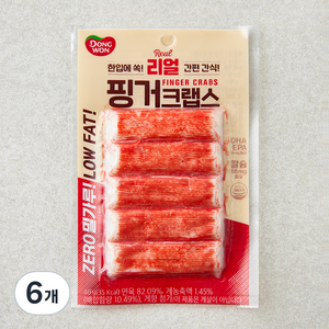 동원 핑거크랩스, 40g, 6개