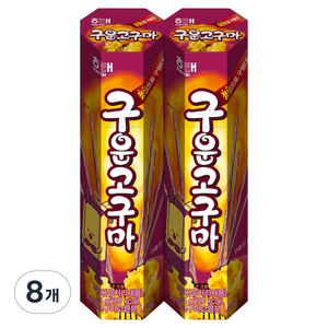 해태제과 구운고구마 과자, 24g, 8개