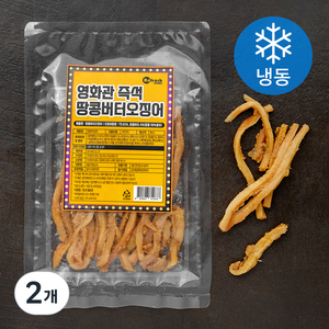 리프레쉬 영화관 즉석 땅콩버터 오징어 (냉동), 80g, 2개