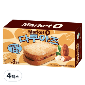 오리온 마켓 오 다쿠아즈, 176g, 4개