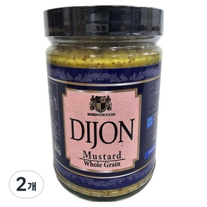 모어하우스 홀그레인 디종 머스타드, 255g, 2개