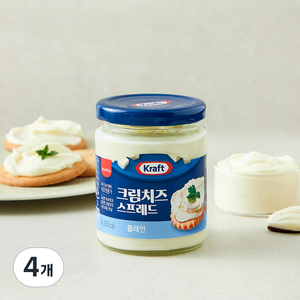 삼립 크래프트 크림치즈 스프레드 플레인, 200g, 1개입, 4개