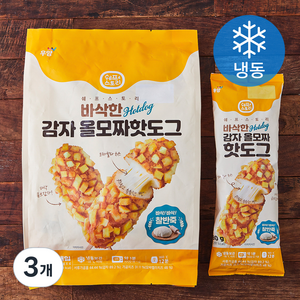 쉐프스토리 바삭한 감자 올모짜 핫도그 4개입 (냉동), 360g, 3개