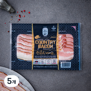 존쿡델리미트 컨츄리 베이컨 (냉장), 120g, 5개
