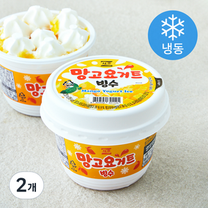 서주 망고 요거트 빙수 (냉동), 250ml, 2개