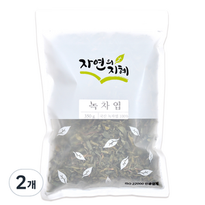 자연의지혜 녹차엽, 2개, 350g