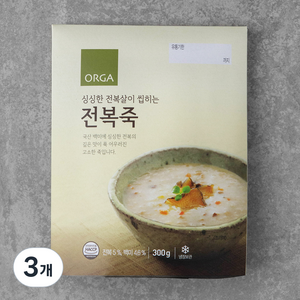 올가홀푸드 전복죽 (냉장), 300g, 3개