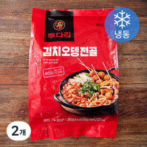 투다리 김치오뎅전골 (냉동), 653g, 2개