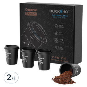 에페이오스 퀵샷 콜드브루 동결건조 커피 에스프레소, 2g, 9개입, 2개